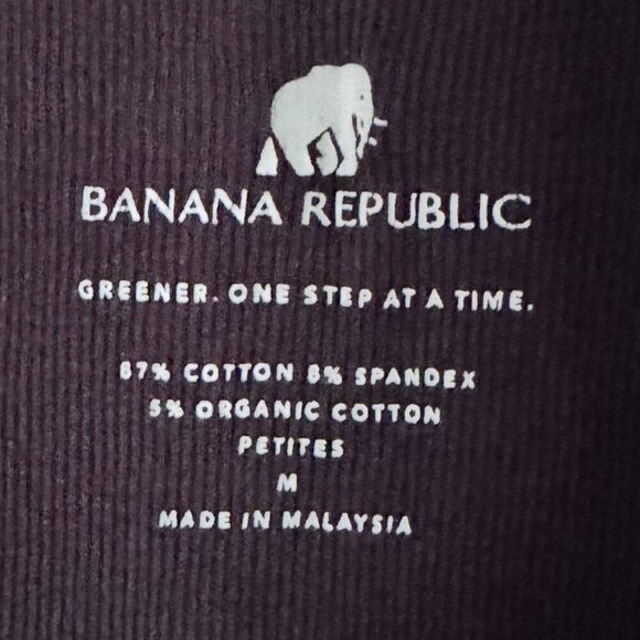 BANANA REPUBLIC Cotton Blend Sexy Tank Top in Chocolate Brown - Size Small - Picture 3 of 7